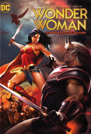 Wonder Woman movie poster (2009) tote bag