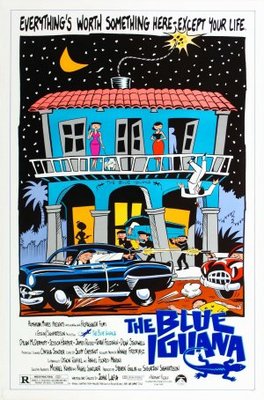 The Blue Iguana movie poster (1988) Mouse Pad MOV_f704b013