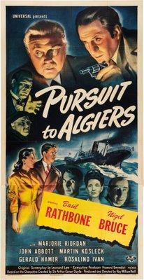 Pursuit to Algiers movie poster (1945) poster
