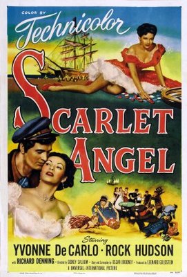 Scarlet Angel movie poster (1952) hoodie