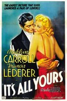 It's All Yours movie poster (1937) Mouse Pad MOV_f83248c3