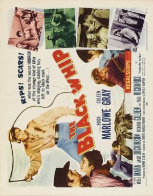 The Black Whip movie poster (1956) poster
