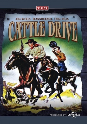 Cattle Drive movie poster (1951) tote bag