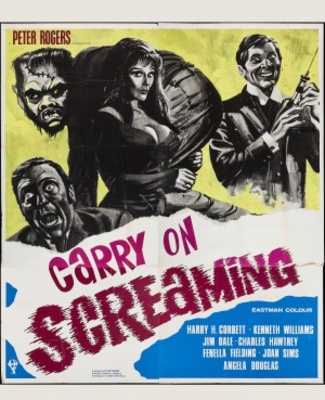 Carry on Screaming! movie poster (1966) tote bag #MOV_f98e4a60