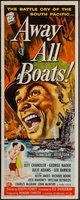 Away All Boats movie poster (1956) Longsleeve T-shirt #1176952