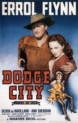 Dodge City movie poster (1939) mouse pad