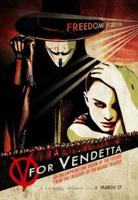 V For Vendetta movie poster (2005) tote bag #MOV_fa1ead2b