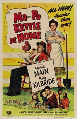 Ma and Pa Kettle at Home movie poster (1954) mouse pad