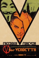 V For Vendetta movie poster (2005) t-shirt #MOV_fa34af3c