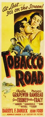 Tobacco Road movie poster (1941) poster