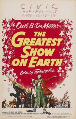 The Greatest Show on Earth movie poster (1952) Sweatshirt