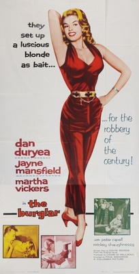 The Burglar movie poster (1957) tote bag