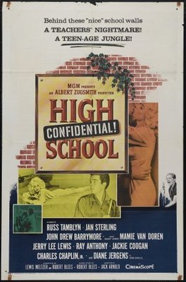 High School Confidential! movie poster (1958) mouse pad