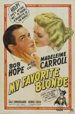 My Favorite Blonde movie poster (1942) poster