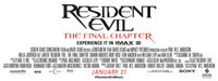 Resident Evil: The Final Chapter movie poster (2016) t-shirt #MOV_fbwepln5