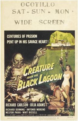 Creature from the Black Lagoon movie poster (1954) Poster MOV_fc033ba2
