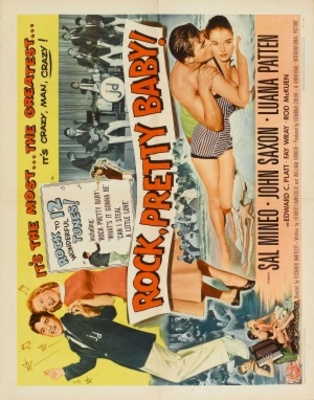 Rock, Pretty Baby movie poster (1956) mouse pad