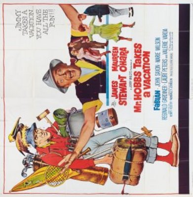 Mr. Hobbs Takes a Vacation movie poster (1962) mouse pad