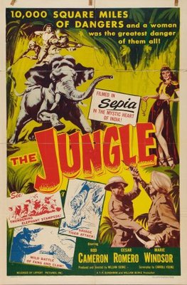 The Jungle movie poster (1952) tote bag