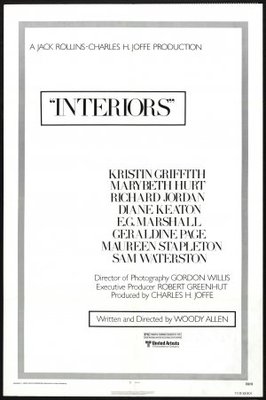 Interiors movie poster (1978) mouse pad