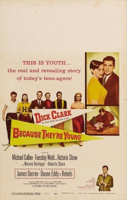 Because They're Young movie poster (1960) hoodie