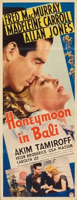 Honeymoon in Bali movie poster (1939) calendar