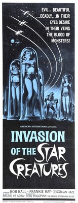 Invasion of the Star Creatures movie poster (1963) tote bag