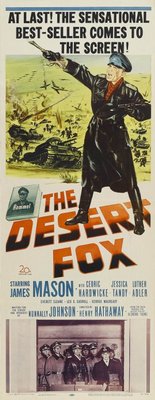 The Desert Fox: The Story of Rommel movie poster (1951) Longsleeve T-shirt