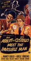 Abbott and Costello Meet the Invisible Man movie poster (1951) Longsleeve T-shirt #666542