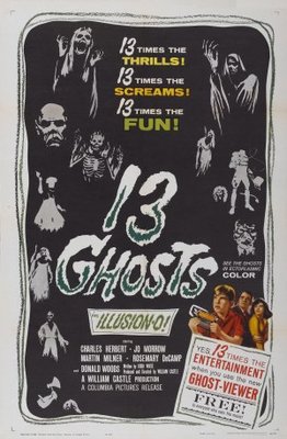 13 Ghosts movie poster (1960) tote bag