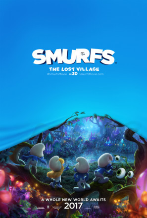 Smurfs: The Lost Village movie poster (2017) hoodie