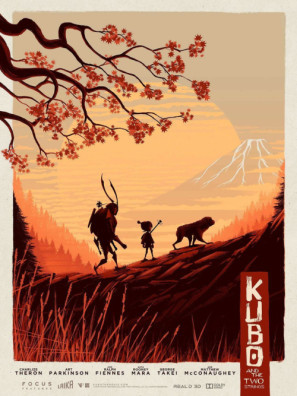 Kubo and the Two Strings movie poster (2016) calendar