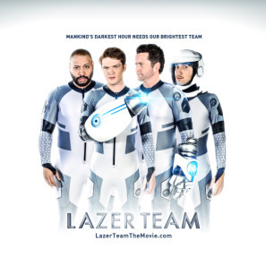 Lazer Team movie poster (2015) tote bag