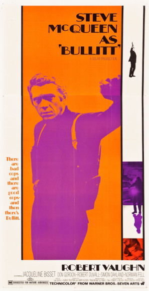 Bullitt movie poster (1968) tote bag