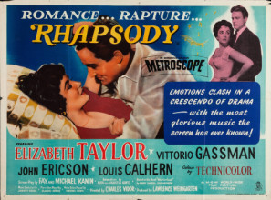 Rhapsody movie poster (1954) calendar