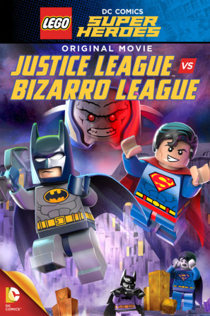 Lego DC Comics Super Heroes: Justice League vs. Bizarro League movie poster (2015) tote bag