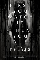 Rings movie poster (2017) Mouse Pad MOV_fv4scr6x