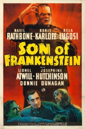Son of Frankenstein movie poster (1939) Sweatshirt