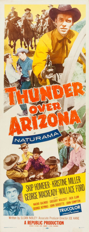 Thunder Over Arizona movie poster (1956) Sweatshirt