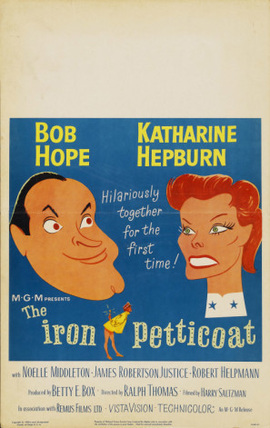 The Iron Petticoat movie poster (1957) mouse pad