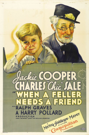 When a Fellow Needs a Friend movie poster (1932) mouse pad