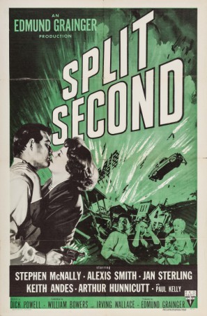 Split Second movie poster (1953) tote bag