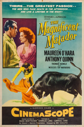 The Magnificent Matador movie poster (1955) calendar