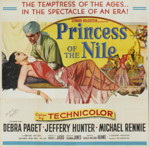 Princess of the Nile movie poster (1954) calendar