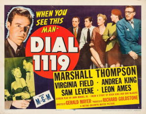 Dial 1119 movie poster (1950) calendar