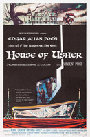 House of Usher movie poster (1960) t-shirt #MOV_h6krzbym