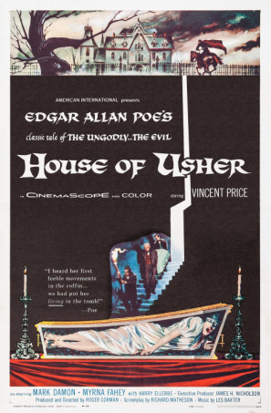 House of Usher movie poster (1960) mug