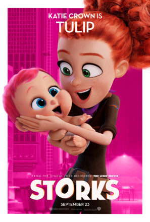 Storks movie poster (2016) mouse pad
