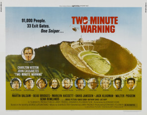 Two-Minute Warning movie poster (1976) Sweatshirt