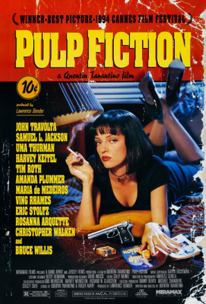 Pulp Fiction movie poster (1994) mouse pad